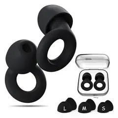 BOUN - Tapones Suaves para Oídos con Cancelación de Ruido Cómodos Silicona Flexible y Reutilizables