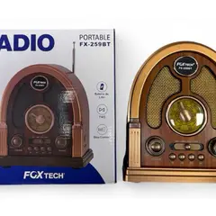 FOX - Radio Retro Altavoz Bluetooth Alta Sencibilidad