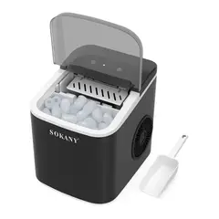 GENERICO - Maquina de Hielo Portatil para Cubitos hasta 26 Lb de Produccion