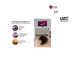 LG - Monitor 27 IPS 120Hz tecnología AMD FreeSync™ 27U411 Full HD