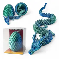 GENERICO - Huevo De Dragon Articulado Figura 3d Fotocromatico 245cm