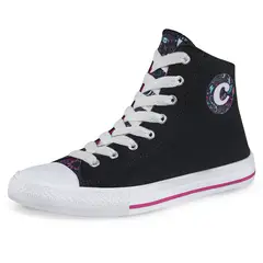 CROYDON - Botines Bubbie Alto Negro para Niña