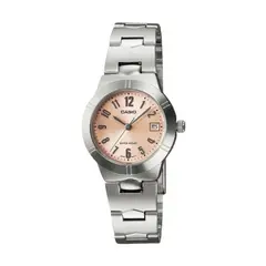 CASIO - Reloj Para Mujer Moderno LTP-1241D-4A3 Esfera Najara Claro
