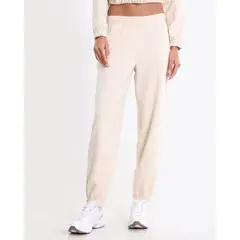 ATMOS - Jogger Plush Suave Relajado Para Mujer Crema