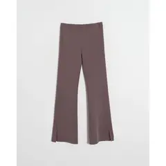 ATMOS - Pantalón Flare Plush de Movimiento para Mujer Deportiva Color Morado Marca