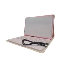 GENERICO - ESTUCHE FUNDA Y TECLADO PARA TABLET SAMSUNG S11 DE 11P ROSADO