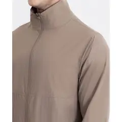 ATMOS - Chaqueta Rompevientos Cortes Técnicos Para Hombre Café