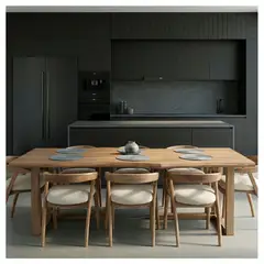 22 GRADOS DECORACION - Juego de Comedor Gipsy 8 Sillas En Roble 230Cm X 110Cm