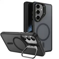 GENERICO - Case Ventana Soporte Y Carga Inalámbrica Compatible Samsung S24 FE