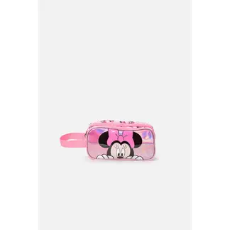 DISNEY - Cartuchera de Minnie Mouse rosado para niña