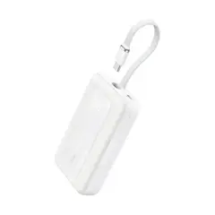 ANKER - Batería Power Bank Zolo 10000mah Cable Integrado USB-C White
