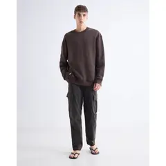 SEVEN SEVEN - Pantalón Cargo Con Pretina Elástica Para Hombre Verde