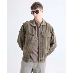 SEVEN SEVEN - Chaqueta Para Hombre Trucker Color Verde Marca #45080485