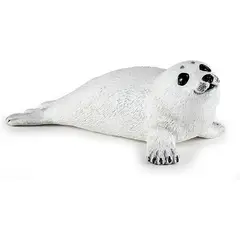 JUGANDO Y EDUCANDO - Figura Coleccionable Cría De Foca Papo Pintada A Mano