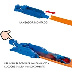 GENERICO - Lanzador En Forma De Tiburon Extremo Con Carro Incluido Grand Azul Marino