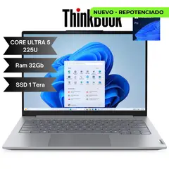 LENOVO - PORTATIL THINKBOOK INTEL CORE ULTRA 5 225U RAM 32GB DDR5 - SSD 1Tera -WIN 11 PRO