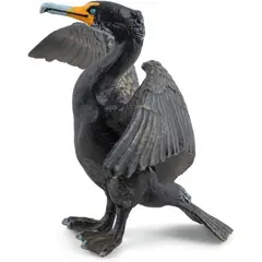 JUGANDO Y EDUCANDO - Figura Coleccionable Cormorán Papo Pintada A Mano