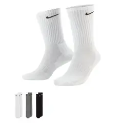 NIKE - Medias Hombre Everyday Cushioned SX7667-100 Blanco Training