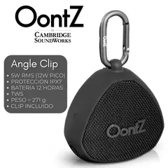 GENERICO - OontZ Clip / 5W / IPX7 / 12 HORAS / TWS
