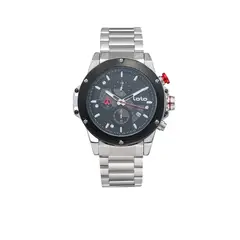 LOTO - Reloj 2531 Plata Fondo Negro