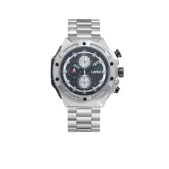 LOTO - Reloj 2532 Plata Fondo Negro