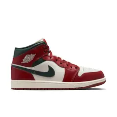 NIKE - Air Jordan 1 Mid Tenis gris de hombre lifestyle