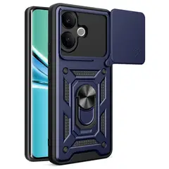 GENERICO - Funda Case Estuche Slider Compatible Con Vivo V60 Lite Azul