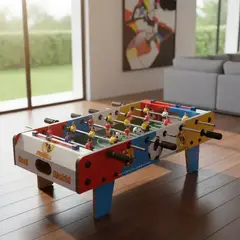 DEPORTES CBM - FUTBOLITO MESA DE FUTBOL O FUTBOLIN DE MADERA METEGOL