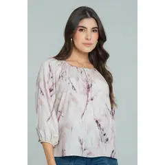 RAGGED - Blusa dhalynn Berenjena