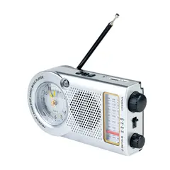 GENERICO - Radio Con Reloj Meimer Emisoras y Bluetooth Recargable M - 572