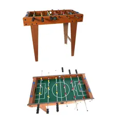 DEPORTES CBM - FUTBOLITO MESA DE FUTBOL O FUTBOLIN DE MADERA CAFE METEGOL ALTO