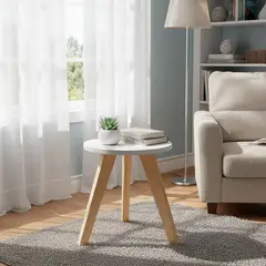 GENERICO - Mesa Auxiliar Nórdica Decorativa Pequeña