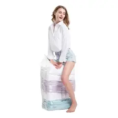 GENERICO - 6 Bolsa Empaque Al Vacío 80x56x32 Sin Necesidad De Bomba