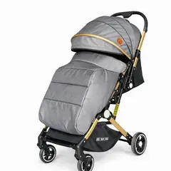 GENERICO - Coche Paseador para bebé Tipo Maleta con Manija Reversible S-mart Aluminio Color Gris