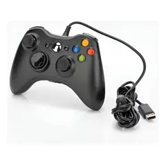 GENERICO - Control Gamepad Compatible Para Xbox 360 Y Pc De Cable Usb