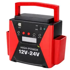 GENERICO - Arrancador automotriz 12/24V de emergencia con batería interna - 42.000 mAh - Alto amperaje