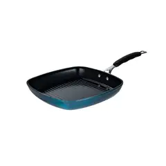 BERGNER - Asador 28x28x45cm Aluminio Forjado Inducción Midnight Blue Alta Calidad y Durabilidad