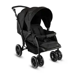 BEBESIT - Coche Gemelar Bivo Premium Black