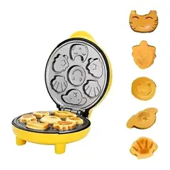 GENERICO - Mini Waflera Eléctrica Multifuncional 1000W