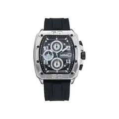 LOTO - Reloj 2536 Negro Fondo Plata
