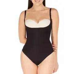 DIANE & GEORDI - Body moldeador brasilera senos libres SoftControl 2146 - Negro