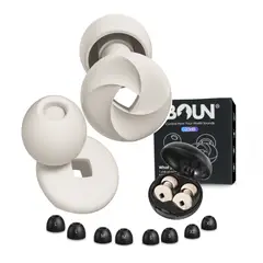 BOUN - Tapones Suaves para Oídos con Cancelación de Ruido para Dormir Cómodamente Aislantes del Sonido