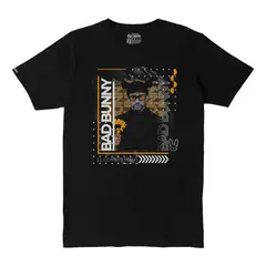 CREACIONES NU CROWN - Camiseta Bad Bunny Trap Regueton Hombre Nu Crown