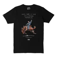 CREACIONES NU CROWN - Camiseta Estampada Bad Bunny Trap Regueton Rap Hombre Nu Crown