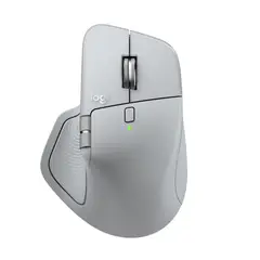 LOGITECH - Mouse MX Master 4 Inalámbrico Bluetooth - Gris