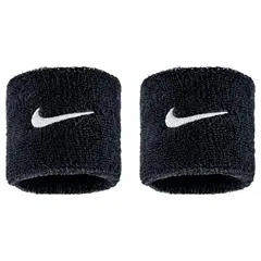 NIKE - Muñequeras Unisex Swoosh Classic N1012405010OS Negras