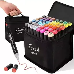 AMERICAN GENERICS - Set de Marcadores con Brillo – 48 Unidades Doble Punta