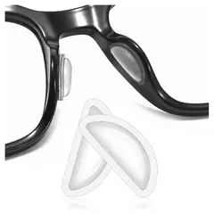 GENERICO - Almohadillas nasales para gafas adhesivas 5 Pares Trasparentes