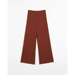 ATMOS - Pantalón Amplio Plush Confort Para Mujer Café