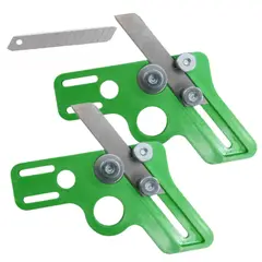 GENERICO - RECORTADOR PERFILADOR DE CANTOS SAGIL PACK 2 PCs USO CARPINTERÍA MAS CUCHILLAS DE RESPUESTO